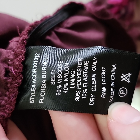 ASTR The Label Rosalee Floral Ruched Burnout Dress Wedding Guest Cocktail Dress - Picture 10 of 12